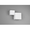 Applique indirect double carré blanc 2*500lm switchdim