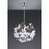 Suspension 4l rose/vert/blanc acryl