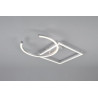 Plafonnier 2L acier brossé pivot 2800lm Switchdimmer