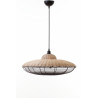 Suspension met/rotin naturel D60