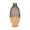 Lampe met marron rotin nat