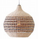 Suspension rotin liserés gris D36 