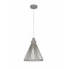 Suspension grille cornet gris D30