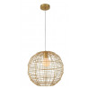 Suspension boule fil métal doré D35