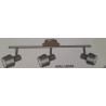 Spot 3L gris antique/bois 