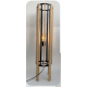 Lampadaire bois noir 1m