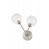 Applique 2L v.transp nickel satiné