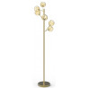 Lampadaire 6L v.ambre laiton