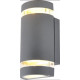 Applique aluminium/verre anthracite 2L