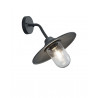 Applique col gris verre transparent