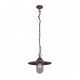 Suspension col rouille verre transparent