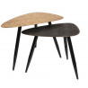 Set 2 tables or/noir