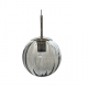 Suspension melon verre/chrome