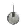 Suspension melon verre/chrome