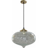 Suspension fraise verre/laiton