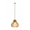 Suspension bois nat/noir D30