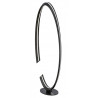 Lampadaire ovale noir 40w 2100lm dimmable 