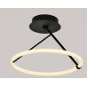 Plafonnier noir 18w 1050lm 3DIM