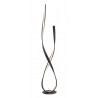 Lampadaire ruban zen noir