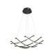 Suspension gaufre noir D59 2000lm CCT télécommande