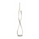 Lampadaire ruban zen or