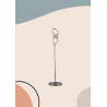 Lampadaire H150 laiton brossé
