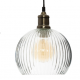 Suspension verre boule raye