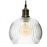 Suspension verre boule raye
