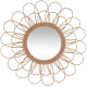 Miroir rotin fleur D56