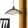 Suspension fil noir D34