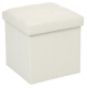 Pouf coffre gris