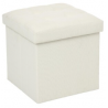Pouf coffre gris