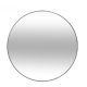 Miroir rond noir D76