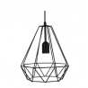 Suspension métal noir fil D25