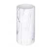 Vase cylindre effet marbre