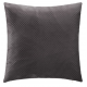 Coussin velours bulle gris