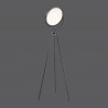 Lampadaire noir disque 2500lm