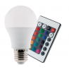 Ampoule RGB standard 7w 470lm avec télécommande 
