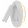 Applique liseuse 3+6w 620 lm blanc