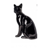 Chat noir céramique H38