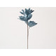 Branche fleur triple bleu