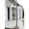 Kerlouan lampadaire exterieur design 3 têtes