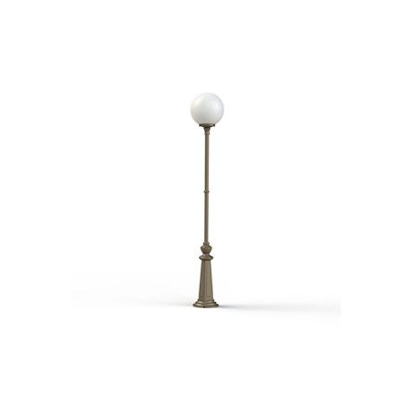 Lampadaire simple Moon boule opale D30 