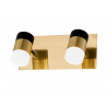 Spot 2L noir/or acrylique IP44