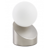 Lampe tactile verre et métal N/sat