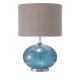 Lampe Vulkanic bleu abat-jour gris