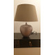 Lampe marron abat-jour marron 