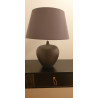 Lampe anthracite abat-jour anthracite