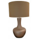 Lampe marron abat-jour marron H75