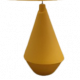 Pied de lampe moutarde 